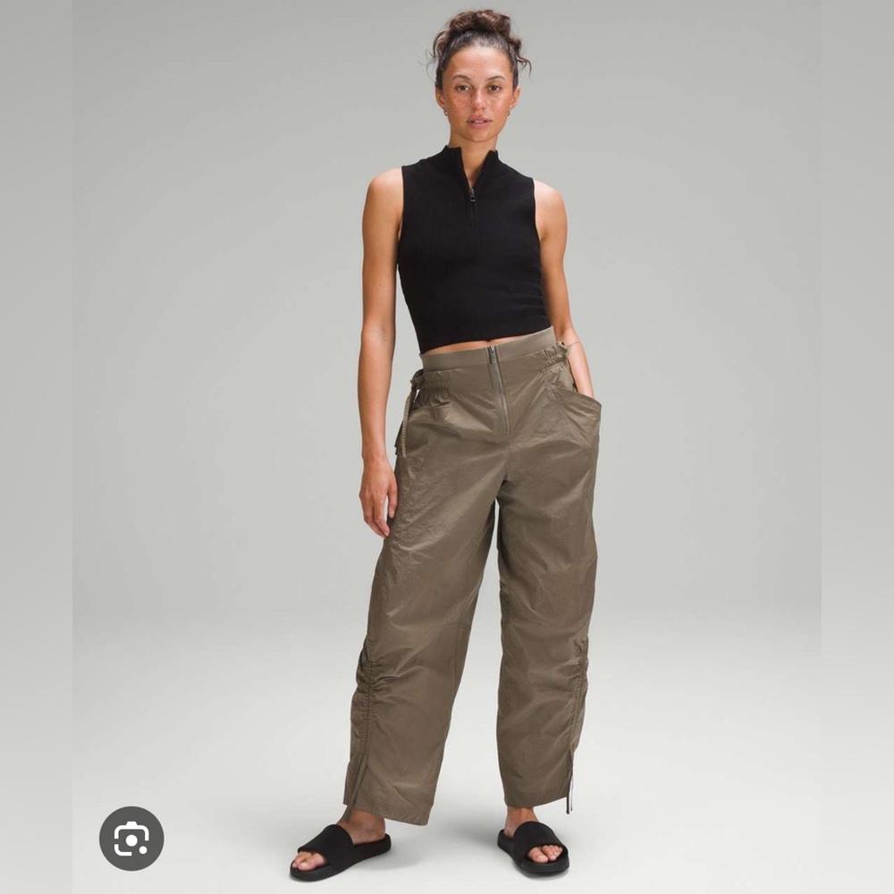 Lululemon Cinchable High Rose Nomad Pant SZ 8 Color Nomad (tan)